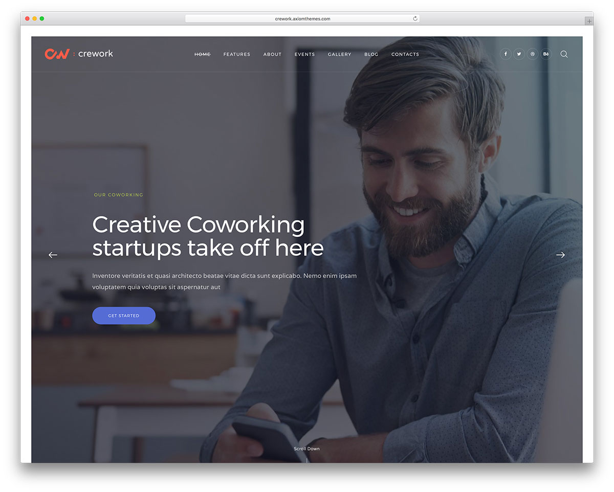 coworking WordPress themes
