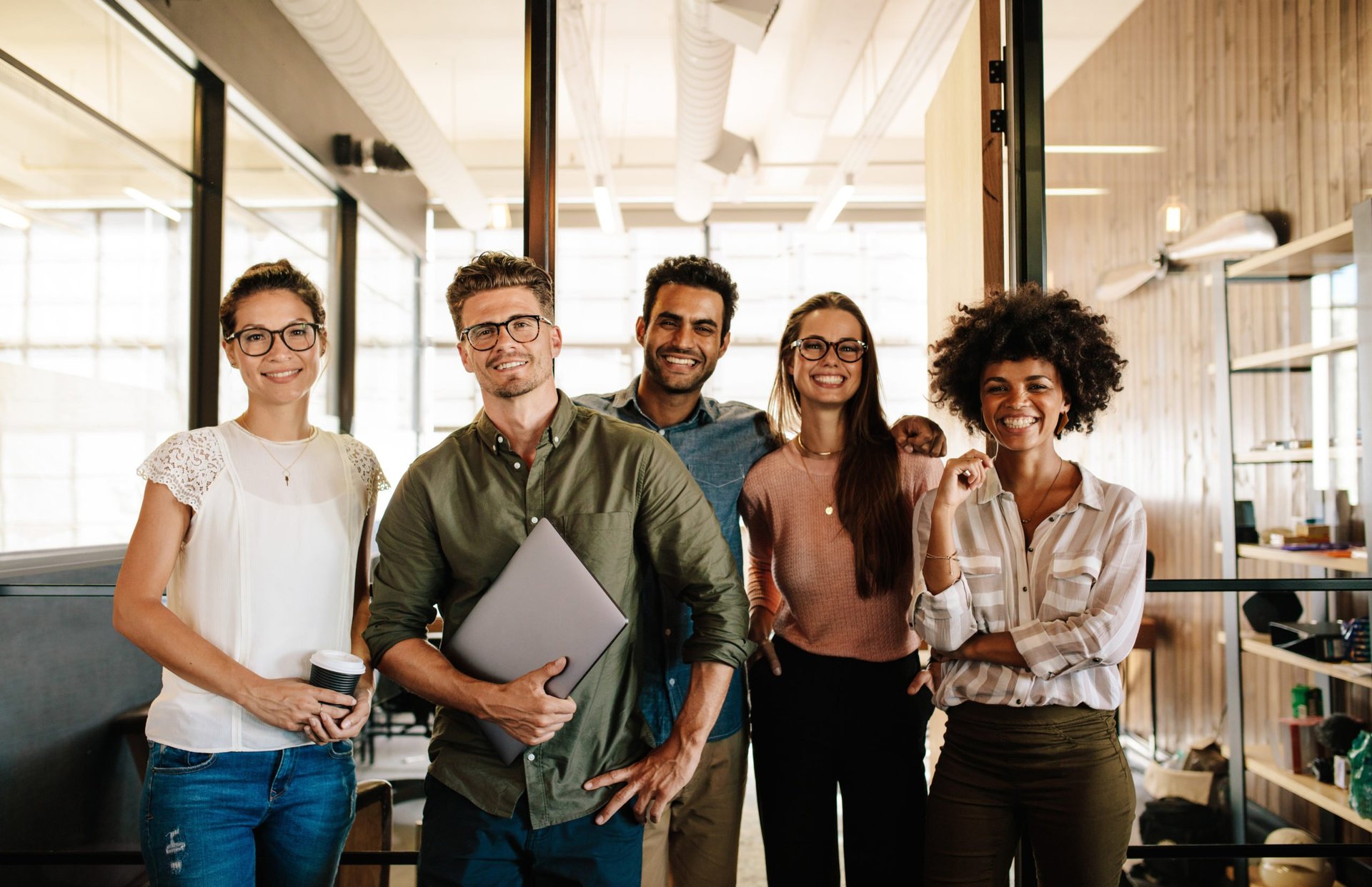 A creative business team
