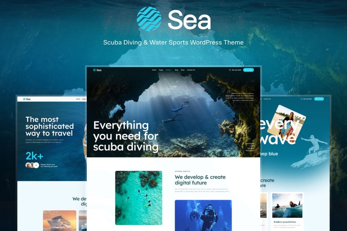 11 Best Surfing & Water Sports WordPress Themes 2026